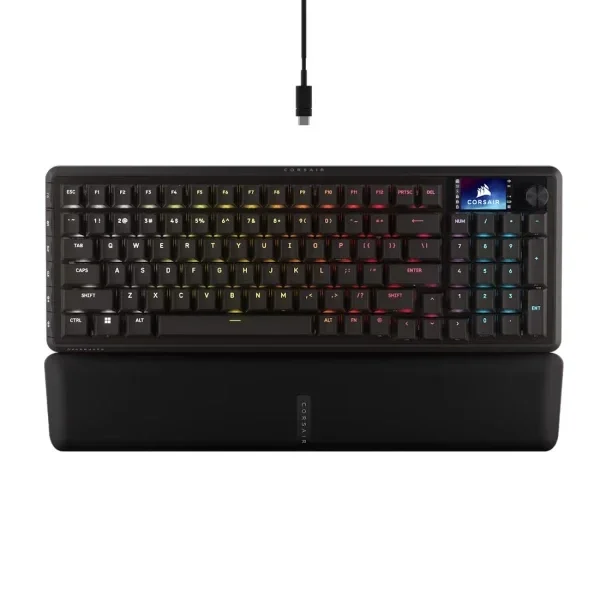 Corsair Vanguard 96 Wireless gejmerska mehanička tastatura RGB, LCD, US (CH-91F901E-NA)