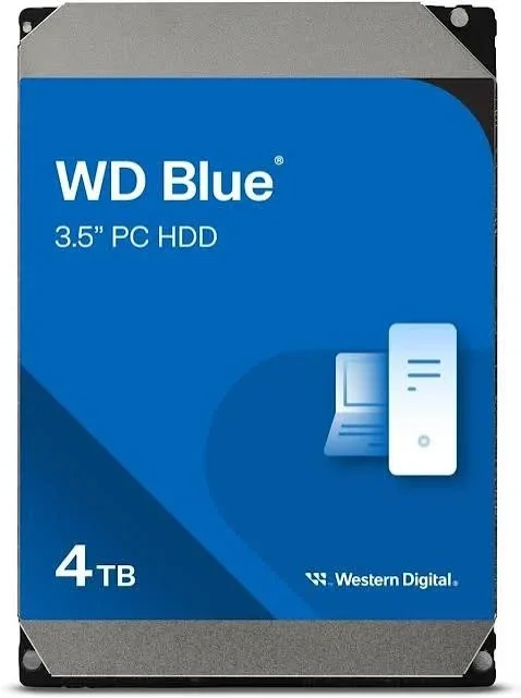 WD Blue hard disk 4TB 3.5" SATA III 5400 RPM 128MB WD40EZZX