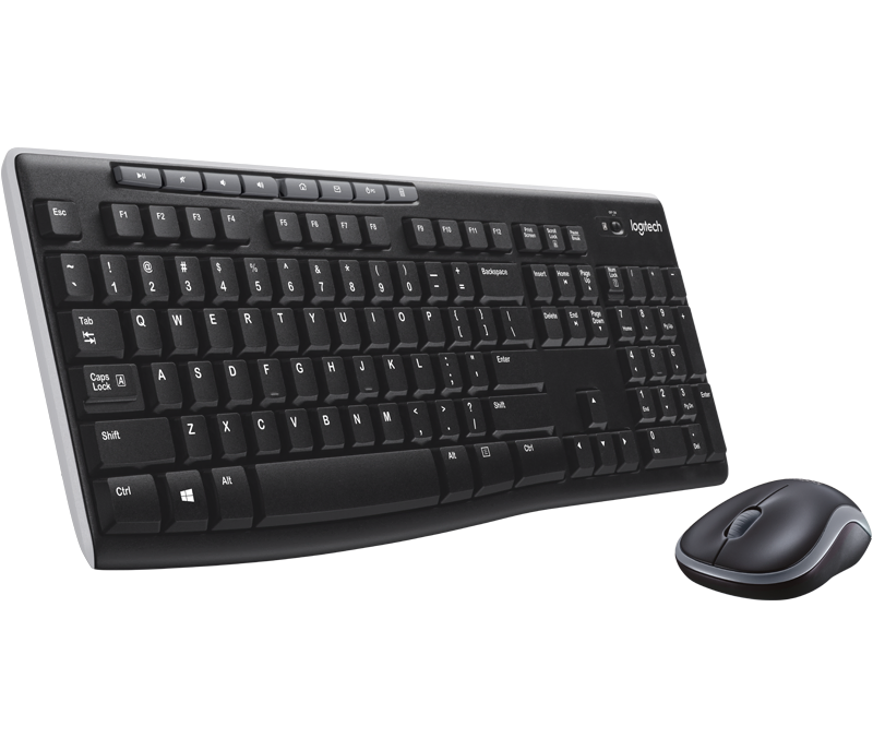 Logitech MK270 bežični set tastatura i miš YU raspored crni