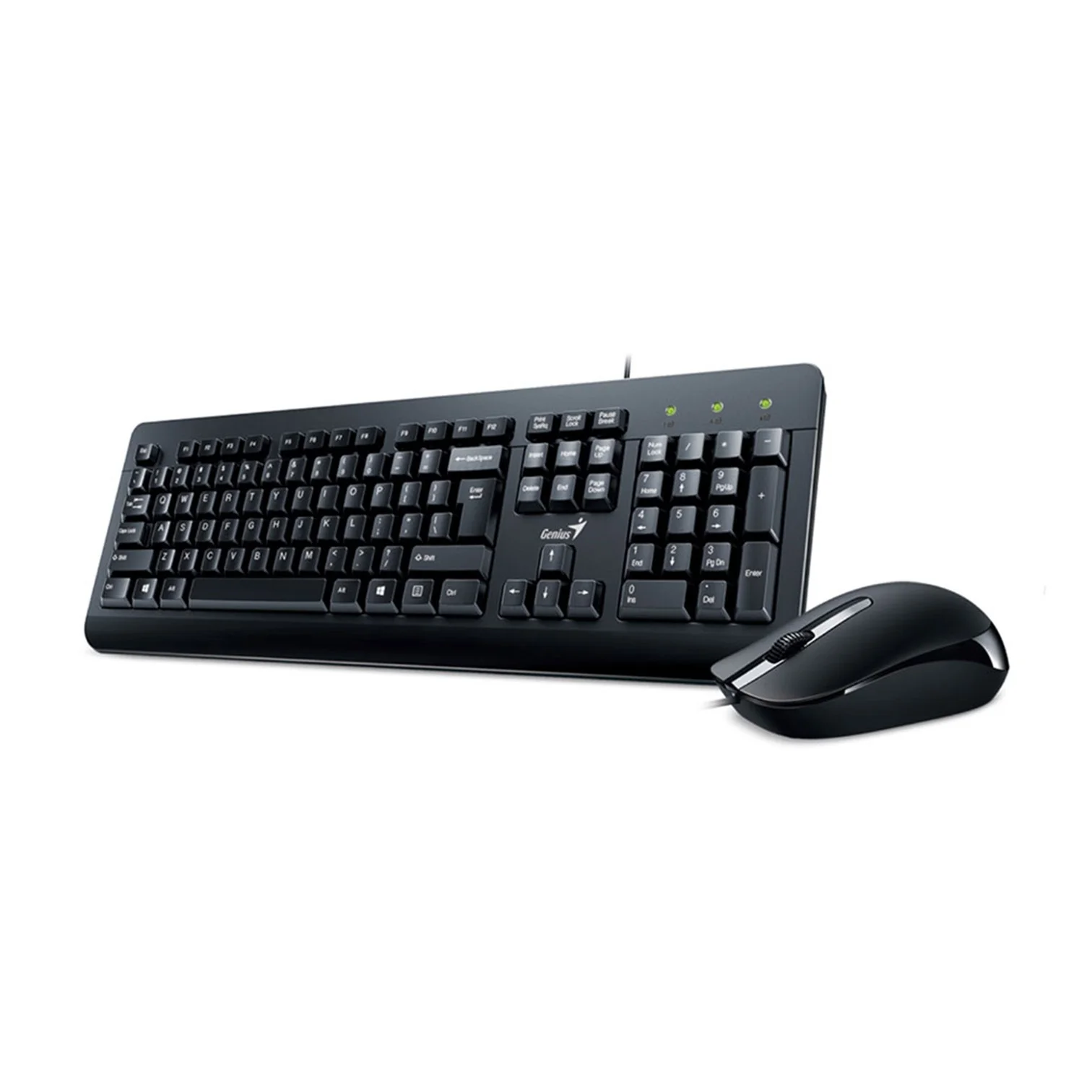 Genius KM-160 žični set tastatura i miš USB YU crni
