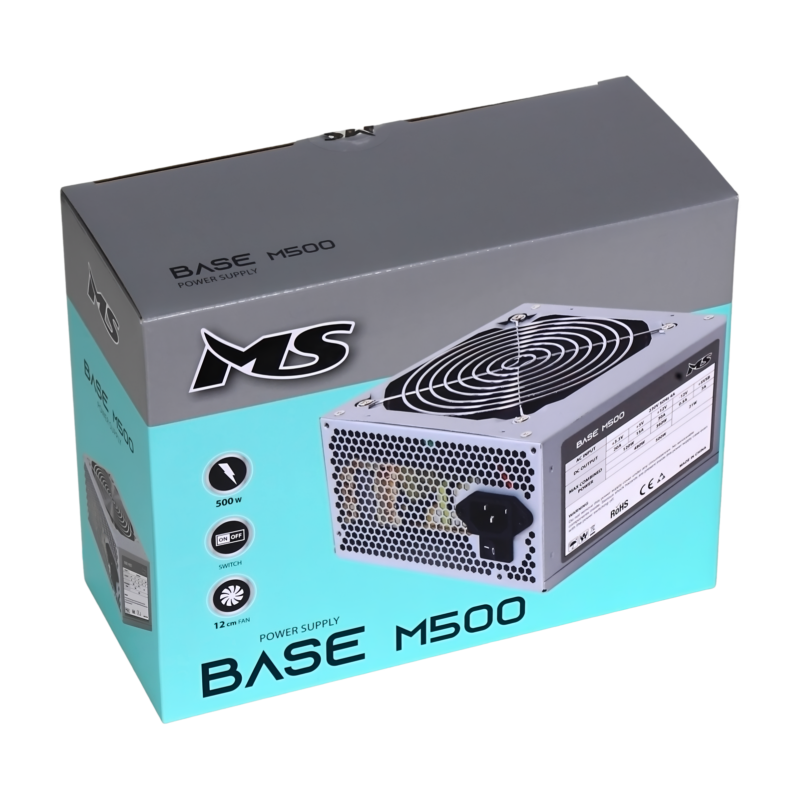 MS Base M500 napajanje za računar 500W ATX