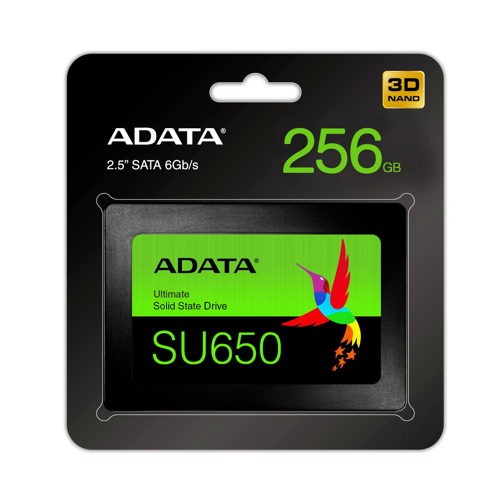 ADATA SU650 256GB SATA SSD 2,5" 3D NAND ASU650SS-256GT-R