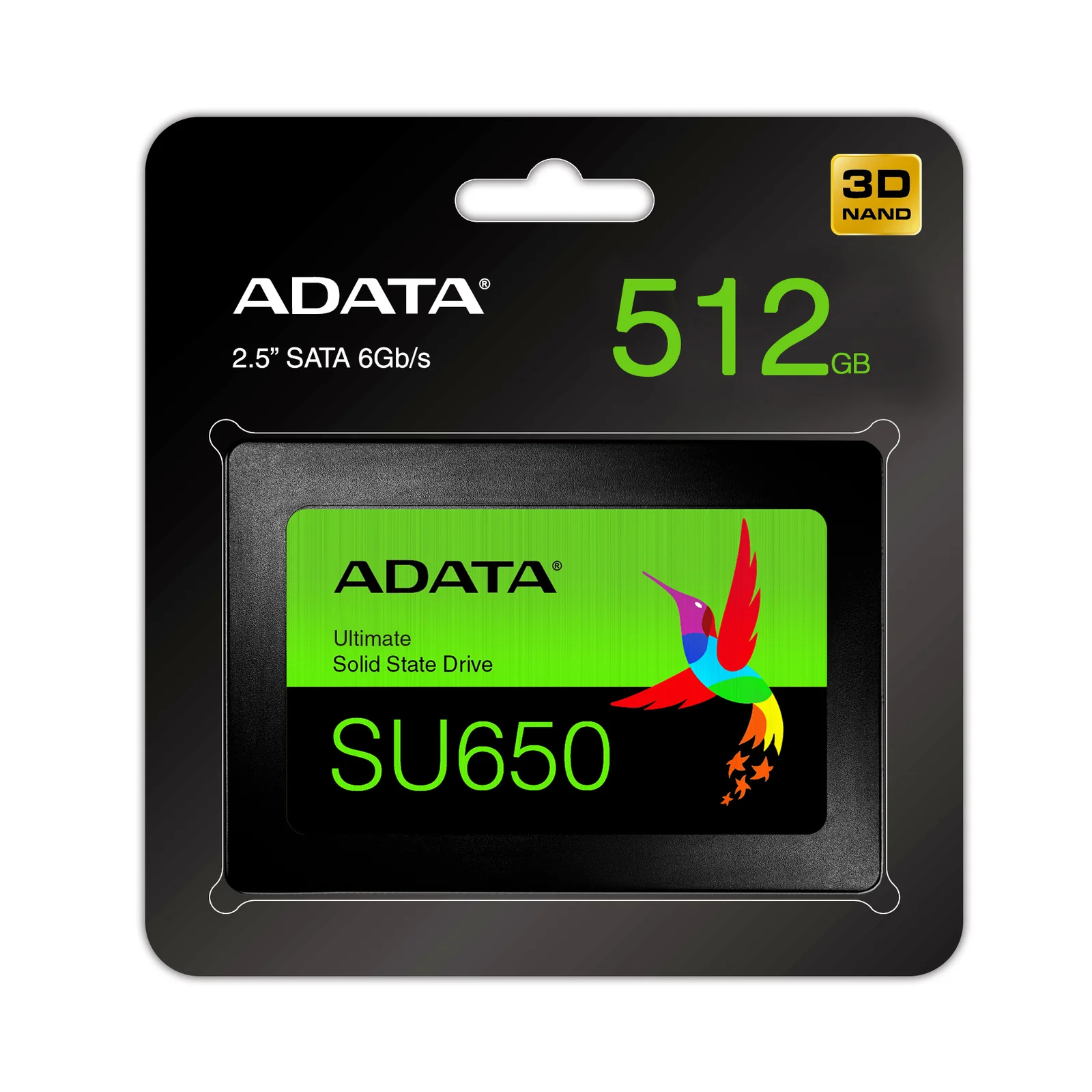 ADATA SU650 512GB SATA SSD 2,5" 3D NAND ASU650SS-512GT-R