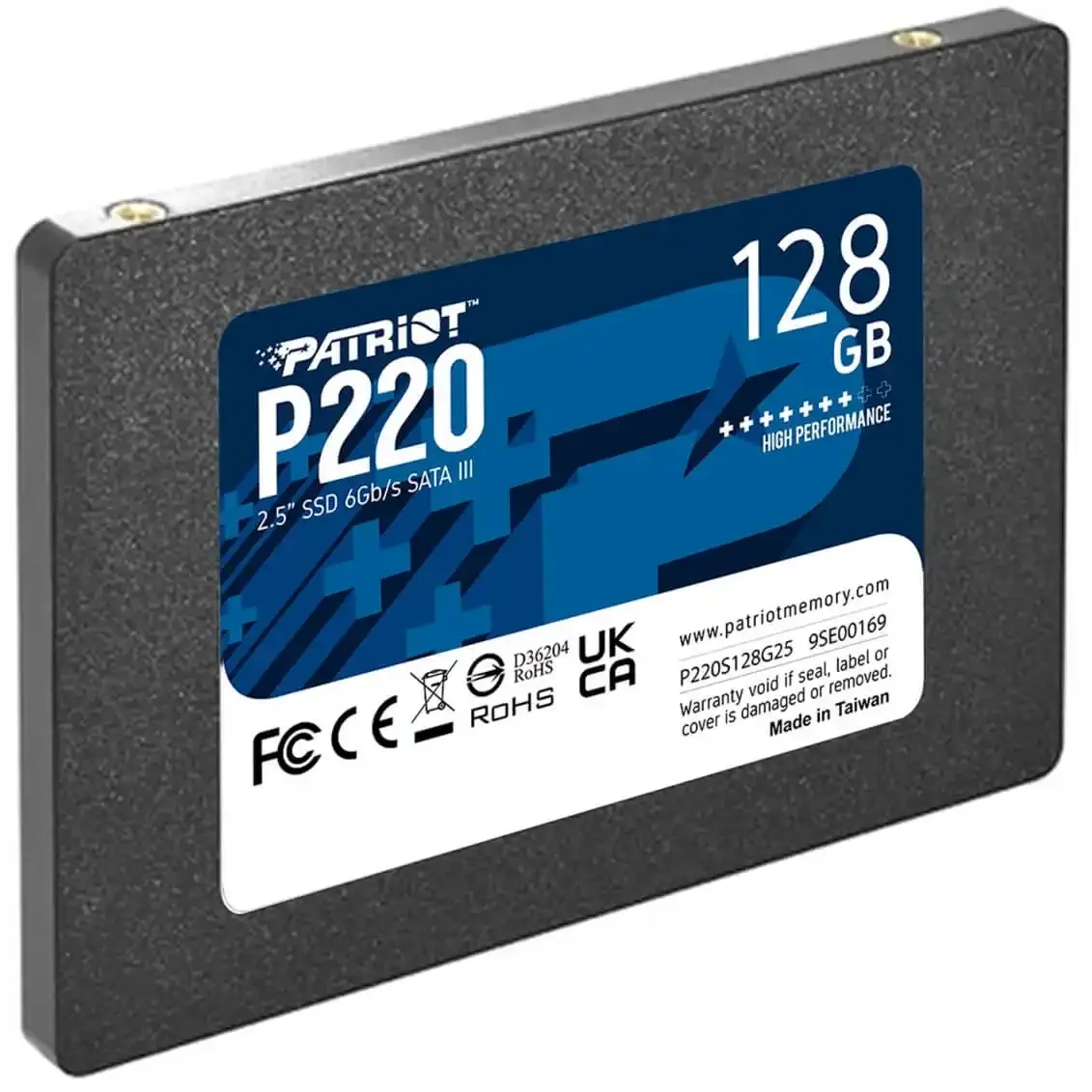 Patriot P220 128GB SSD 2.5" SATA3 550MB/s P220S128G25