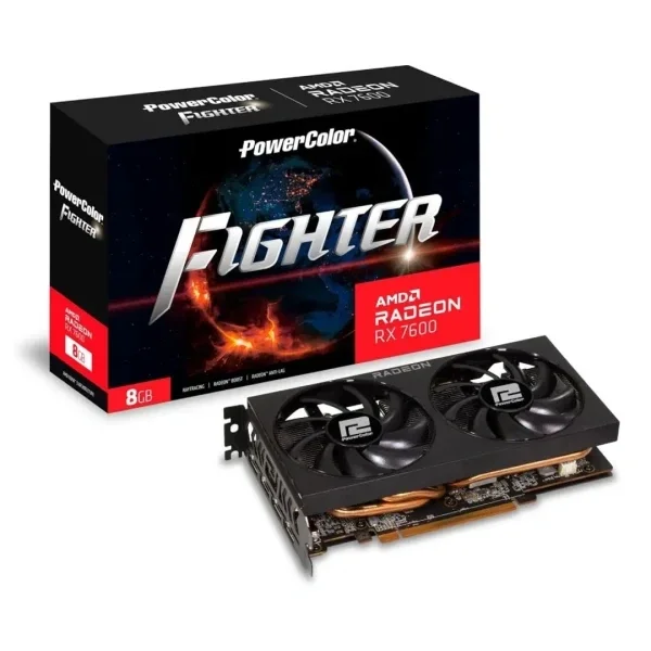 PowerColor Fighter Radeon RX 7600 V2 grafička kartica 8GB GDDR6 128-bit