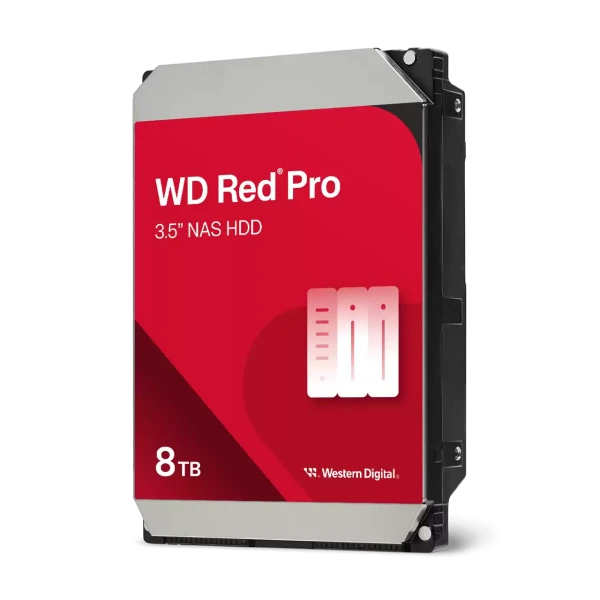Western Digital Red Pro WD8006FFBX hard disk 8TB 3.5" SATA 7200 RPM