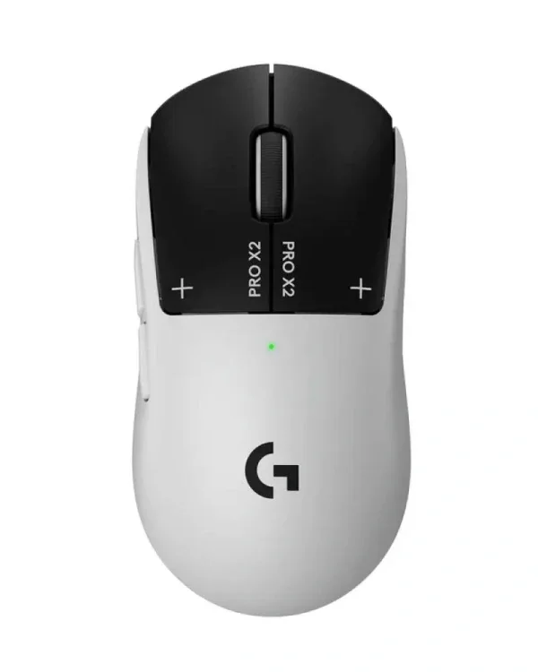 Logitech G Pro X2 Superstrike bežični gejmerski miš 44000 DPI 8000 Hz crno-beli