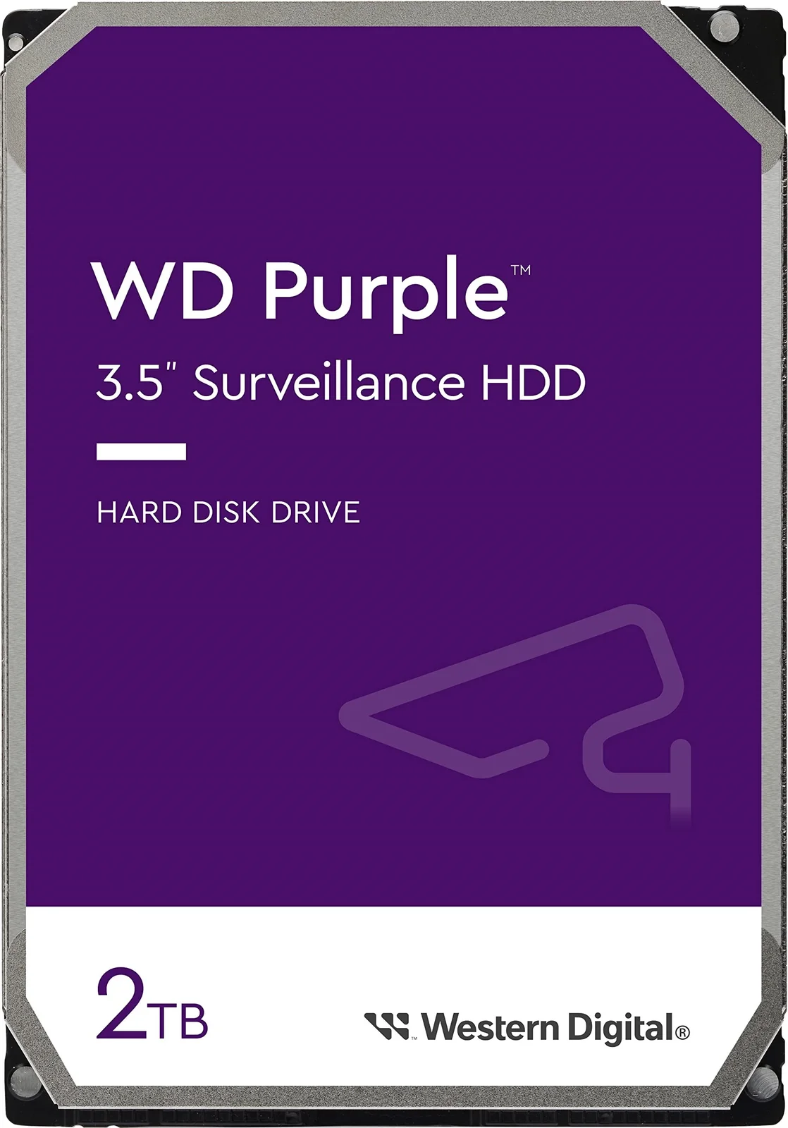 WD Purple hard disk 2TB 3.5" SATA III za video nadzor WD23PURZ