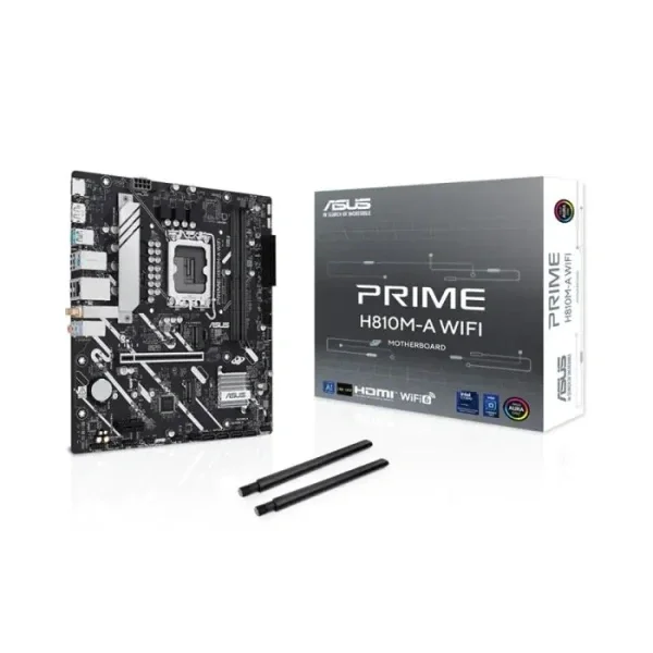 ASUS Prime H810M-A WiFi matična ploča LGA1851, Intel H810, DDR5, microATX
