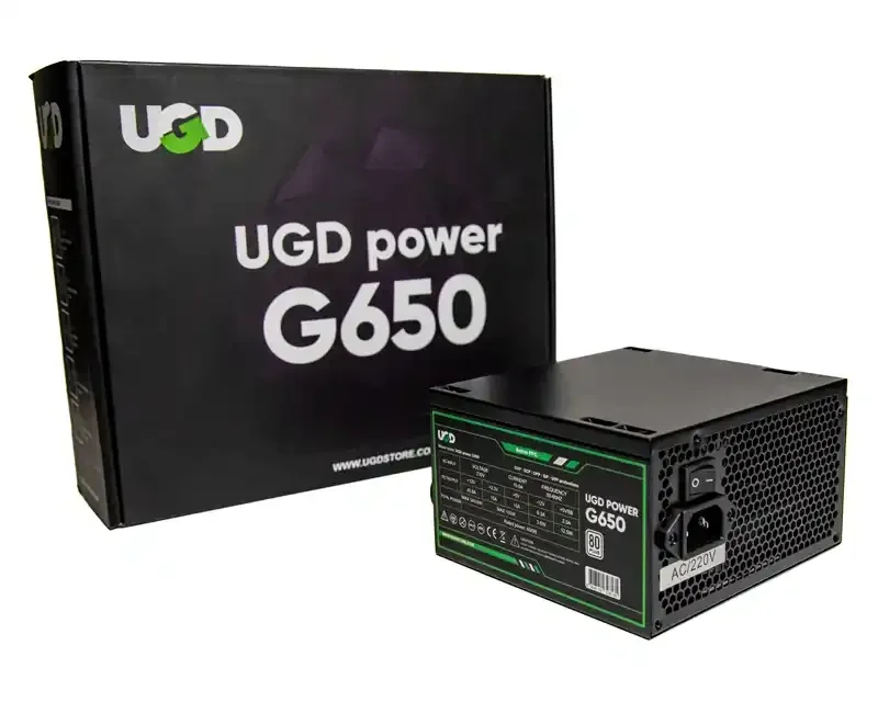 UGD G650 napajanje 650W ATX polumodularno, 80 Plus, 120mm ventilator