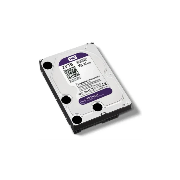 Western Digital Purple WD20PURX hard disk 2TB 3.5" SATA III 64MB