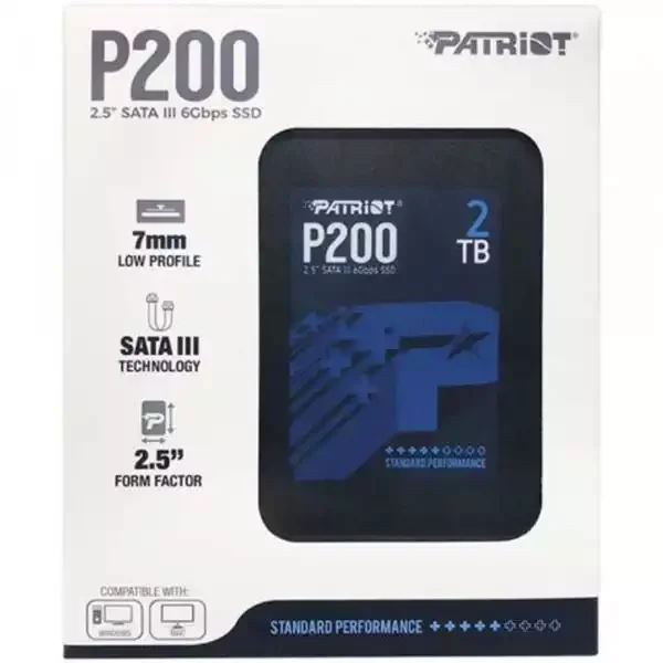 Patriot P210 2TB SSD 2.5" SATA3 520 MB/s P210S2TB25