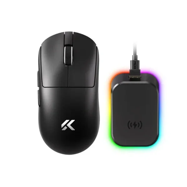 MCHOSE A7 V2 Ultra Plus bežični gejmerski miš crni PAW3950 42000 DPI 8K