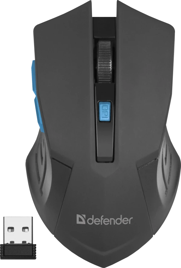 Defender Accura MM-275 bežični miš 1600 DPI plavo-crni
