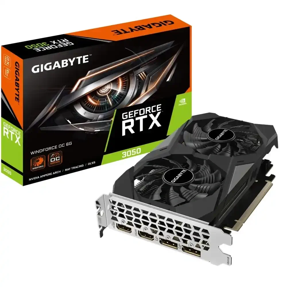 Gigabyte GeForce RTX 3050 WINDFORCE OC V2 6G grafička kartica 6GB GDDR6