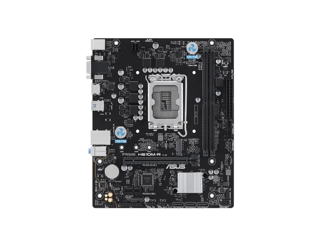 ASUS PRIME H610M-R D4-SI matična ploča LGA1700, Intel H610, DDR4