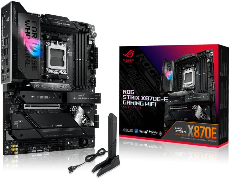 ASUS ROG STRIX X870E-E GAMING WIFI matična ploča AM5, DDR5, Wi-Fi 7, ATX