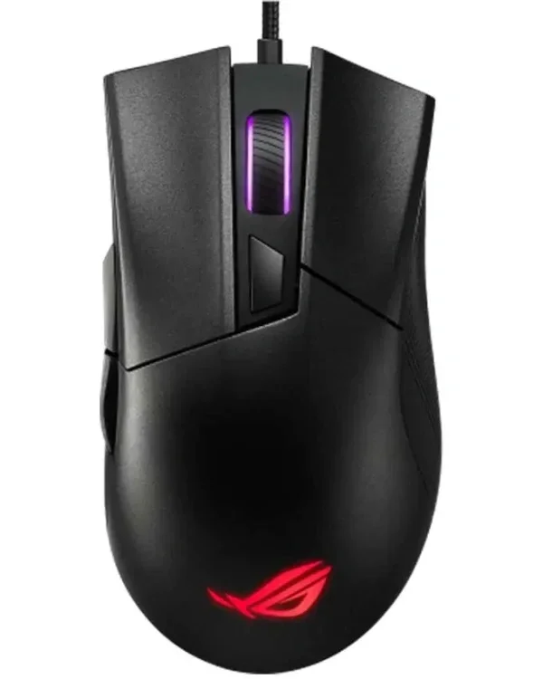 ASUS ROG Gladius II Core gejmerski miš 6200 DPI, RGB, žični, crni