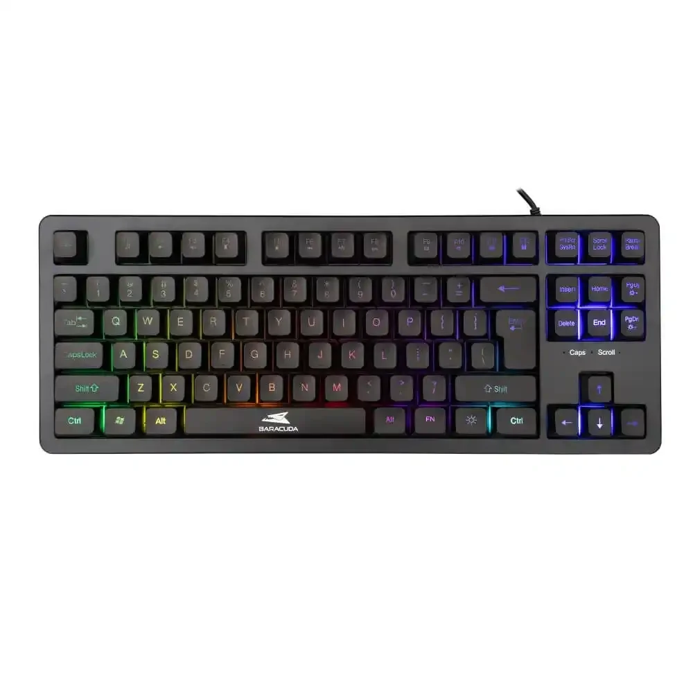 Baracuda Krill 87 TKL membranska tastatura RGB, US, crna