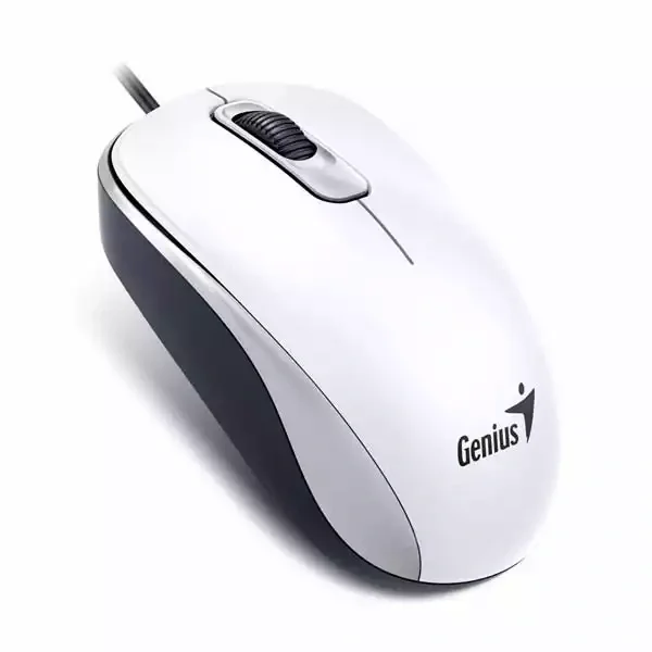 Genius DX-110 žični USB miš 1000 DPI, optički, beli