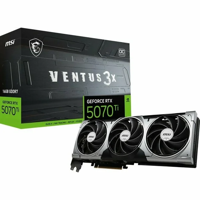 MSI GeForce RTX 5070 Ti 16G VENTUS 3X OC grafička kartica 16GB GDDR7