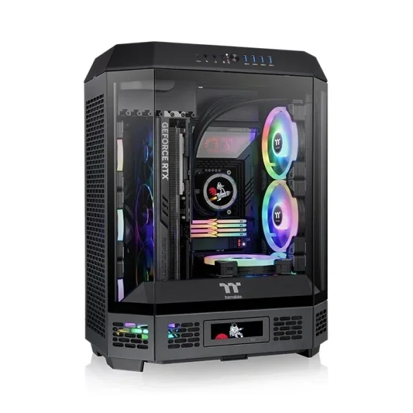 Thermaltake The Tower 600 Black kućište Mid Tower ATX kaljeno staklo crno