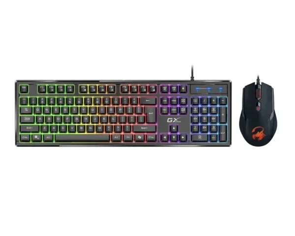 Genius Scorpion KM-GX6 gejmerski komplet tastatura i miš US RGB crni