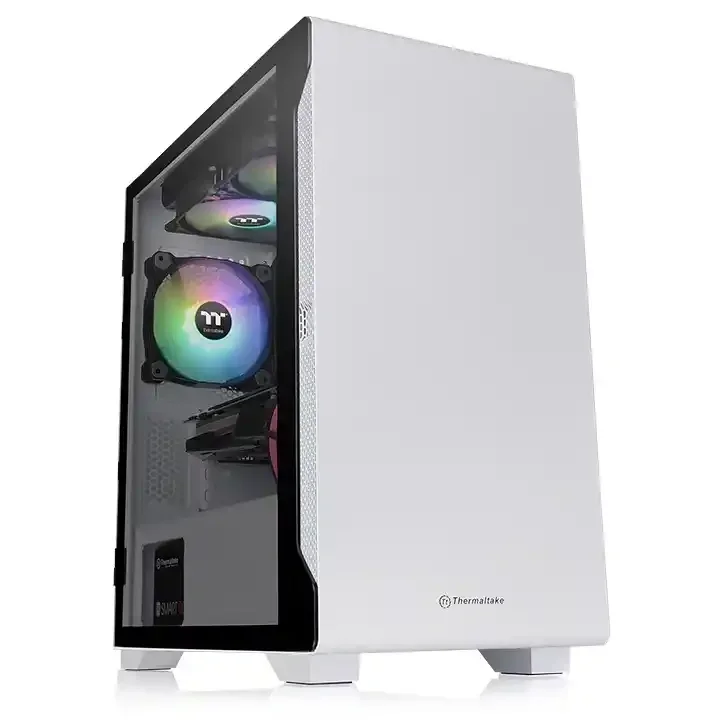 Thermaltake S100 TG Snow Micro ATX kućište belo kaljeno staklo