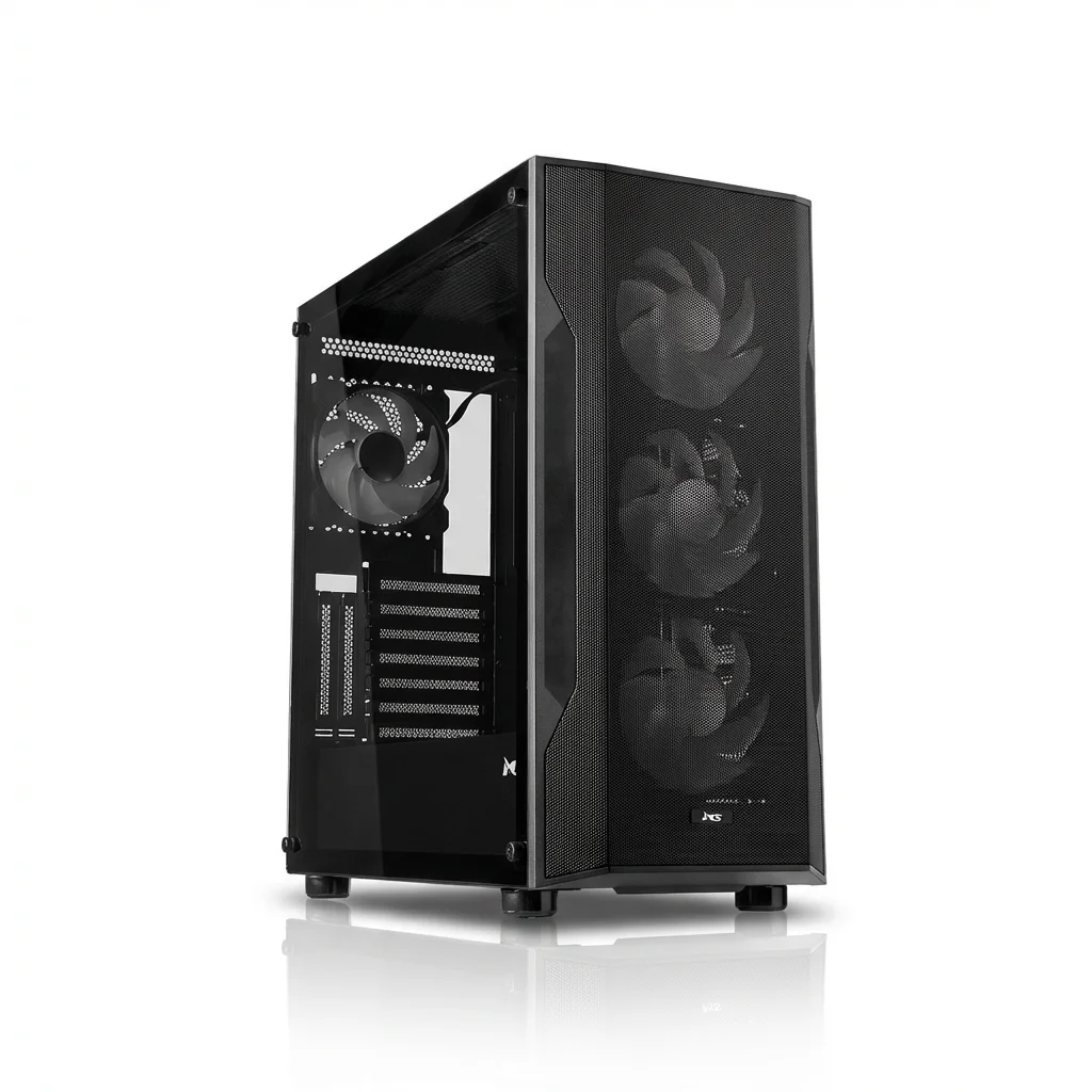 MS Fighter V340 gejmersko kućište ATX sa 4 ARGB ventilatora