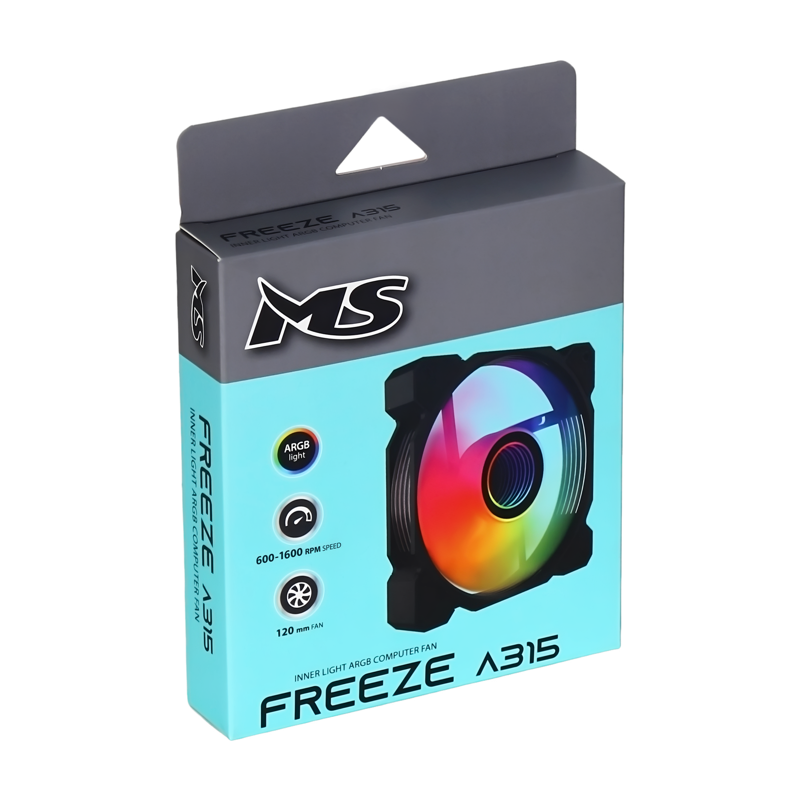 MS Freeze A315 A-RGB ventilator za kućište 120 mm crni
