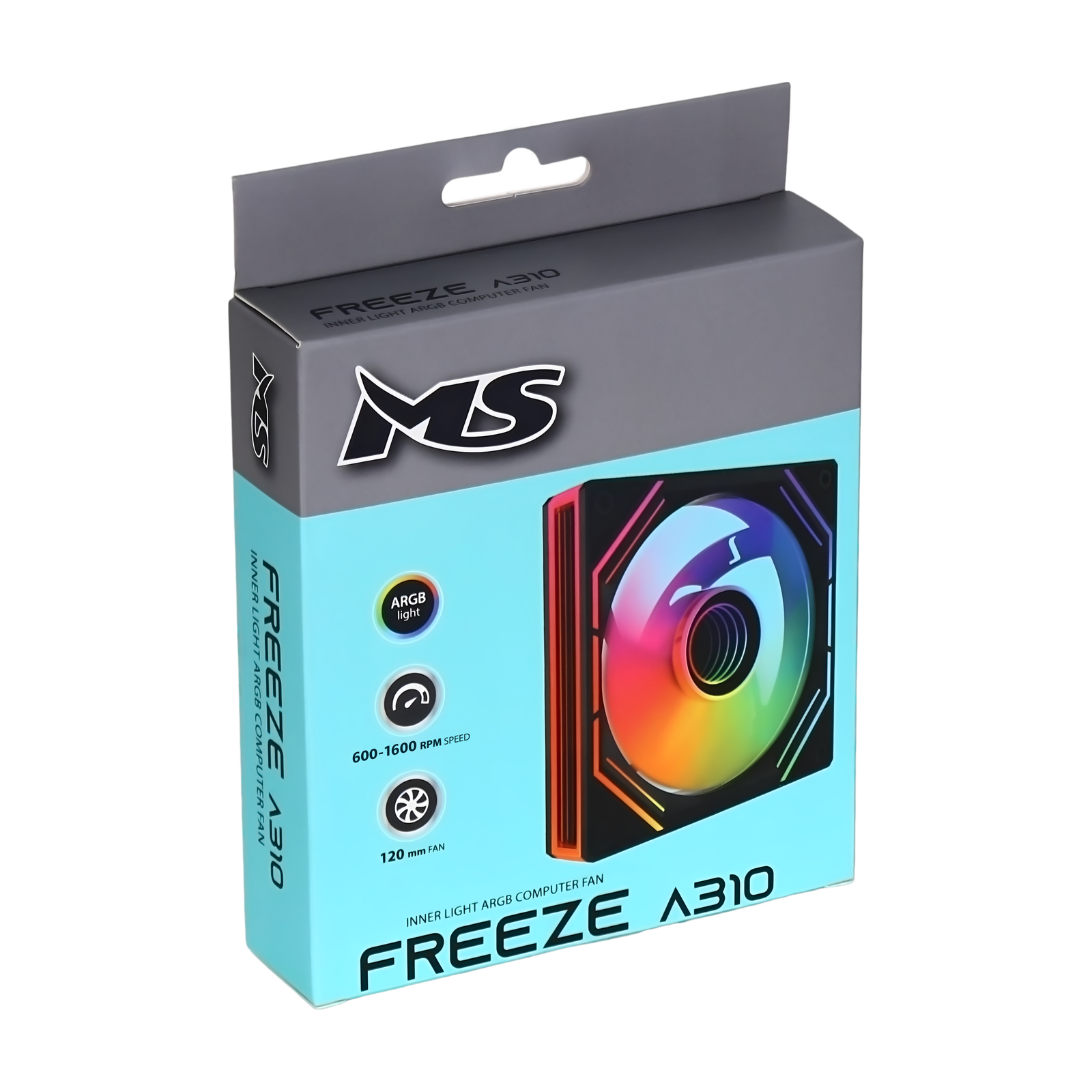 MS Freeze A310 A-RGB ventilator za kućište 120 mm crni