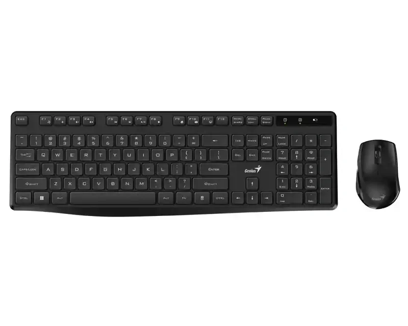 Genius bežična tastatura i miš set YU raspored crni KM-8206S