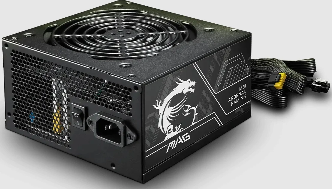 MSI MAG A750BN PCIE5 II napajanje 750W 80 Plus Bronze ATX 3.1
