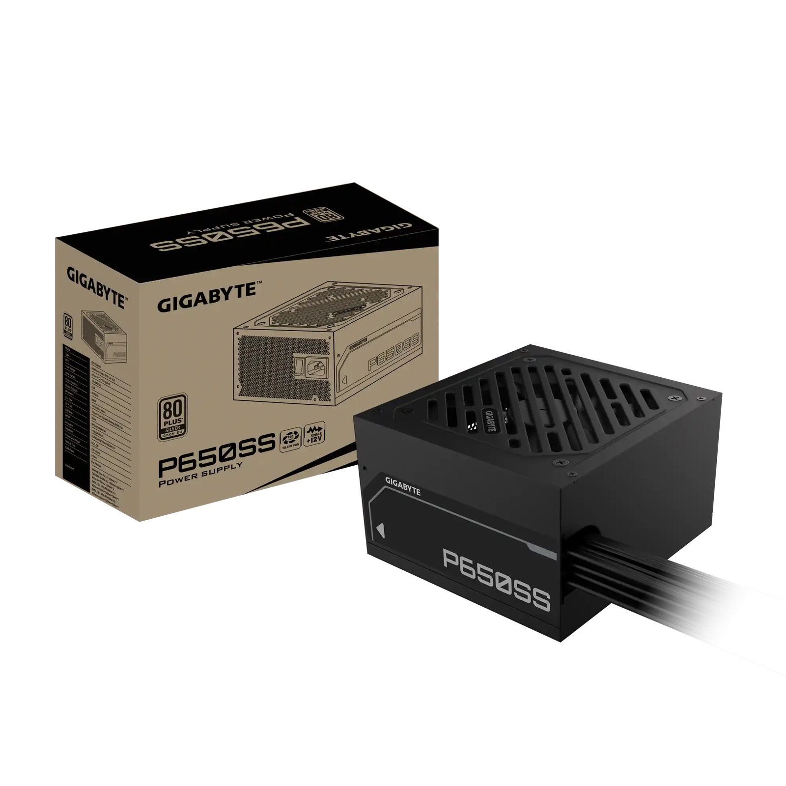 Gigabyte napajanje 650W 80 Plus Silver ATX GP-P650SS