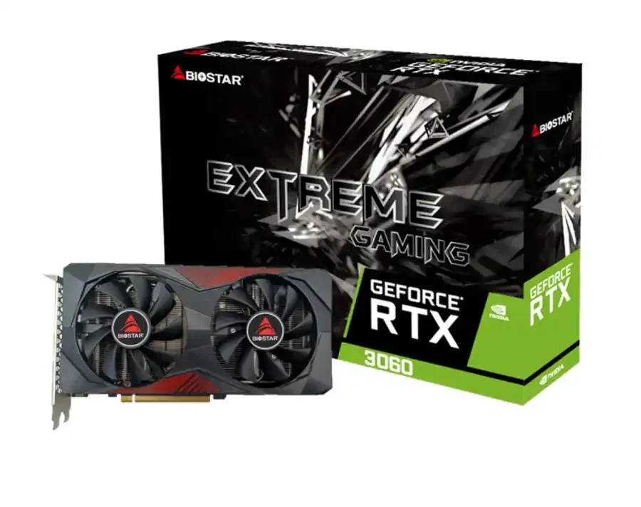 Biostar GeForce RTX 3060 12GB GDDR6 192-bit grafička kartica 3x DP HDMI