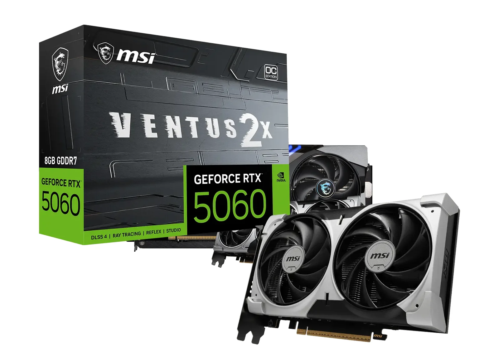 MSI GeForce RTX 5060 8G Ventus 2X OC V1 grafička kartica 8GB GDDR7