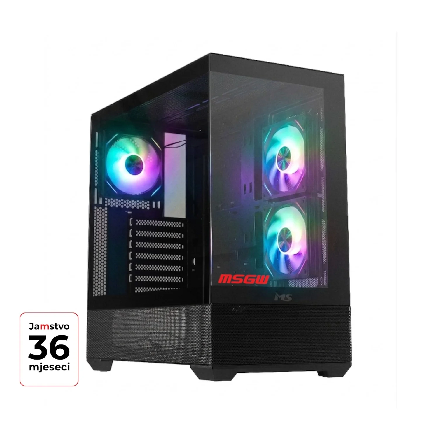 MSG Gamer R5 a131 gejmerski računar Ryzen 5 7600X, 16GB (2x8GB), 1TB, RX 9060 XT