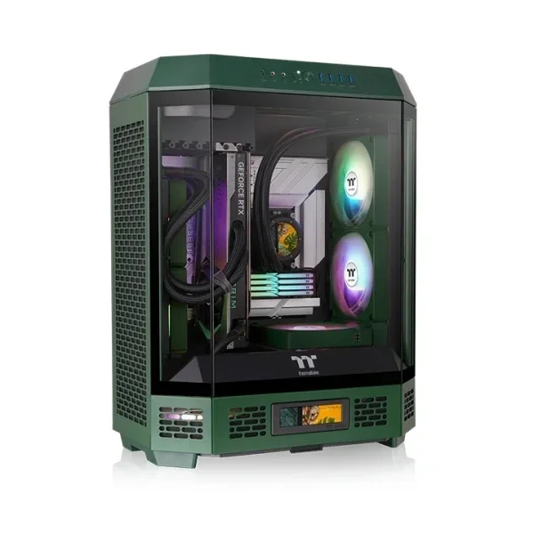 Thermaltake The Tower 600 Racing Green kućište Mid Tower ATX kaljeno staklo