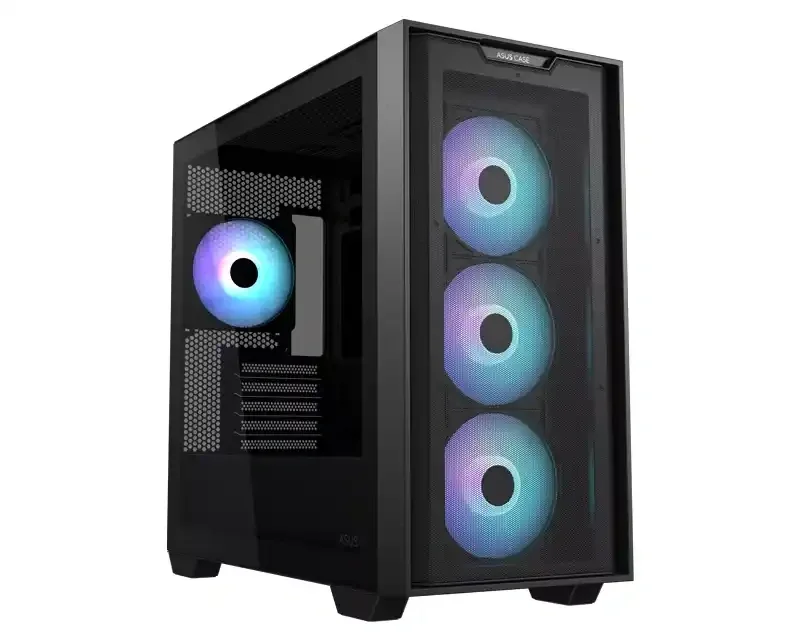 ASUS A21 PLUS TG kućište Mini Tower mATX kaljeno staklo 4x ARGB ventilator