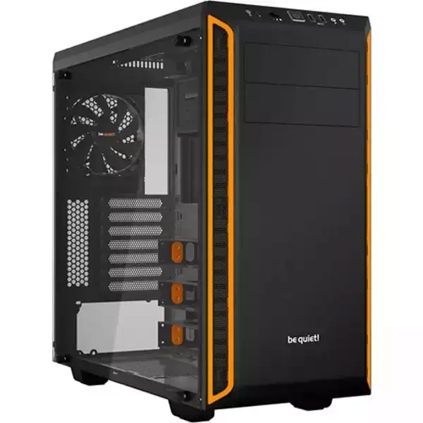 be quiet! Pure Base 600 Window Orange BGW20 kućište ATX kaljeno staklo