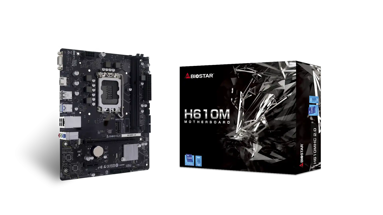 Biostar H610MHC 2.0 matična ploča LGA1700 Micro ATX DDR4 M.2