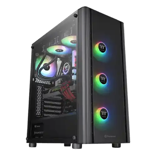 Thermaltake V250 TG ARGB kućište Midi Tower ATX crno 4 ventilatora