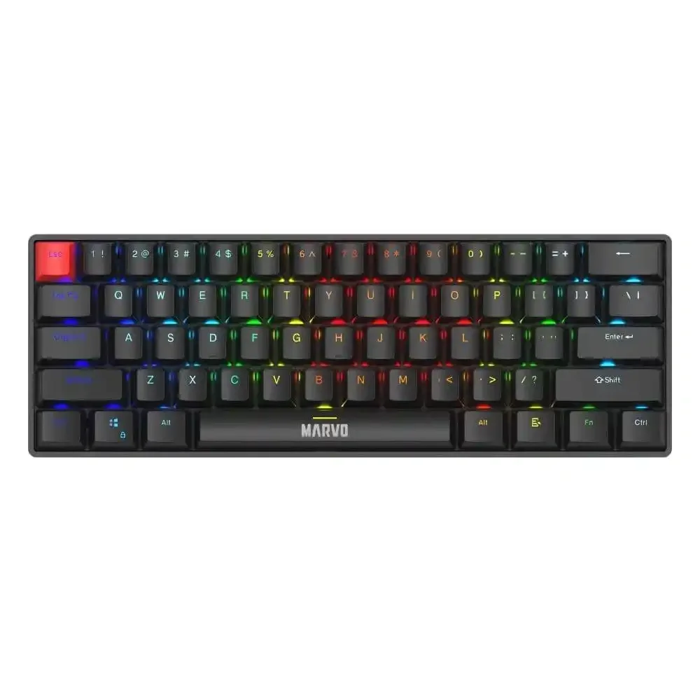 Marvo Saber 61 KG933G mehanička tastatura 60% USB US raspored
