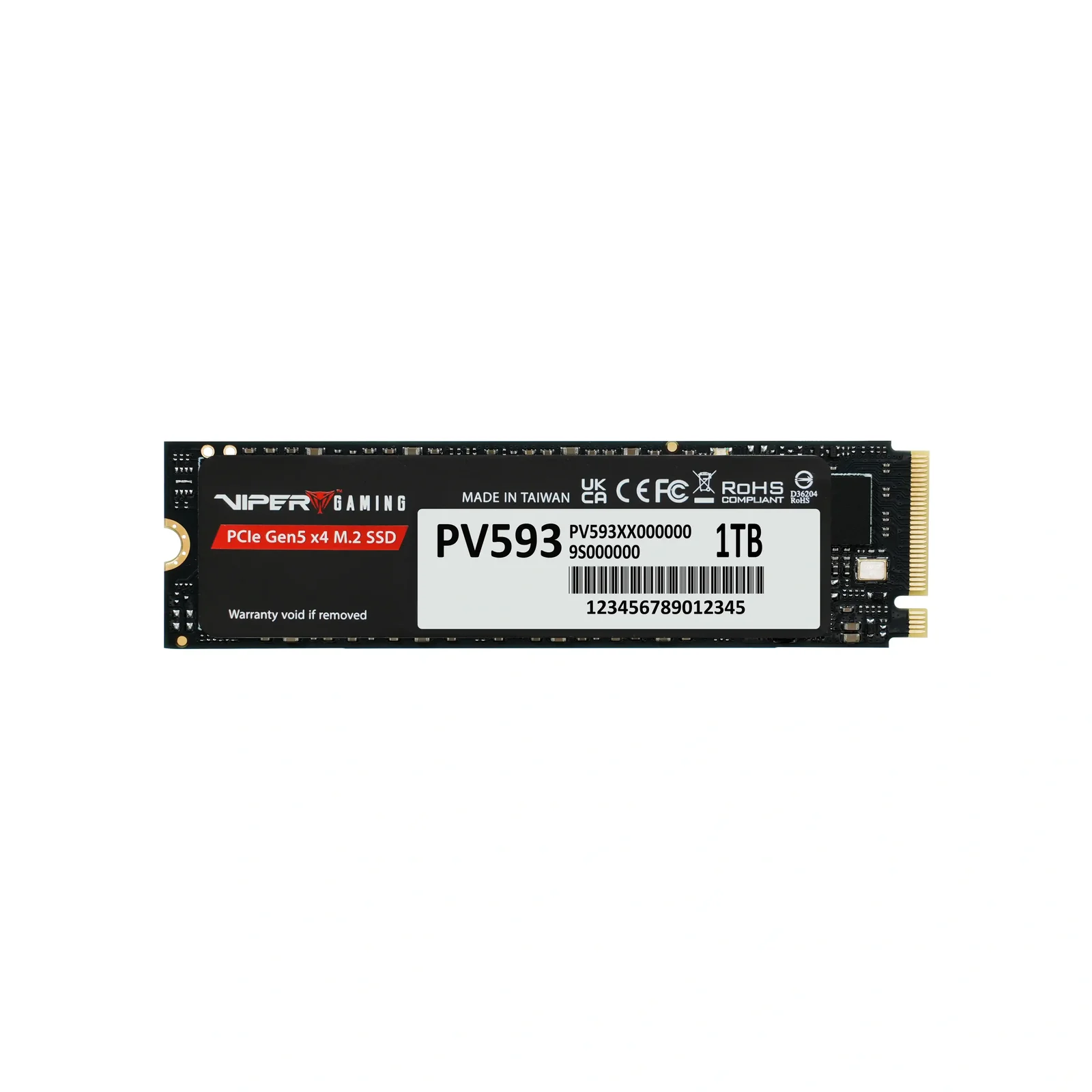 Patriot PV593 1TB M.2 NVMe Gen5 SSD do 14000 MB/s PV593P1TBM28H