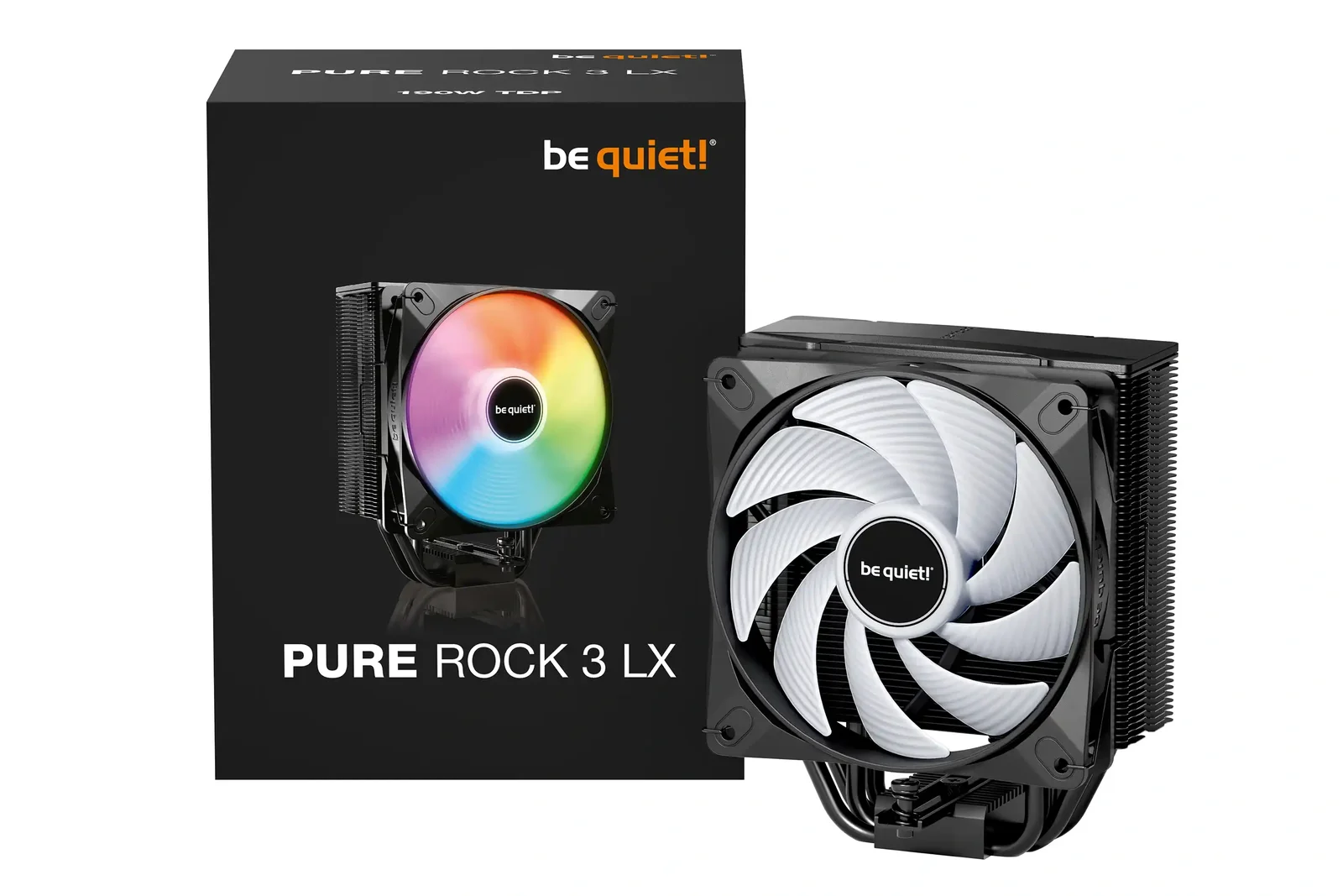 be quiet! Pure Rock 3 LX BK040 hladnjak za procesor 190W AM5/AM4/LGA1700/1851