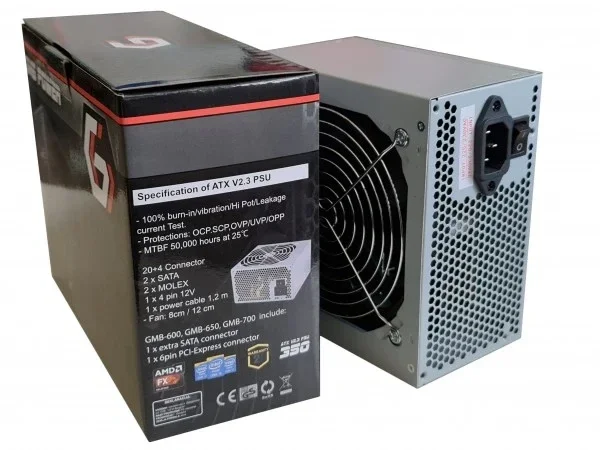 Gembird GMB-560 napajanje 560W ATX 120mm ventilator bulk