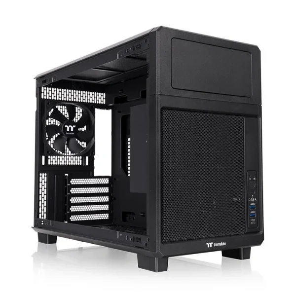 Thermaltake TR200 kućište Micro ATX crno USB-C bez napajanja