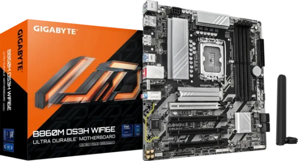 Gigabyte B860M DS3H WIFI matična ploča LGA1851 DDR5 Wi-Fi 6E Micro ATX