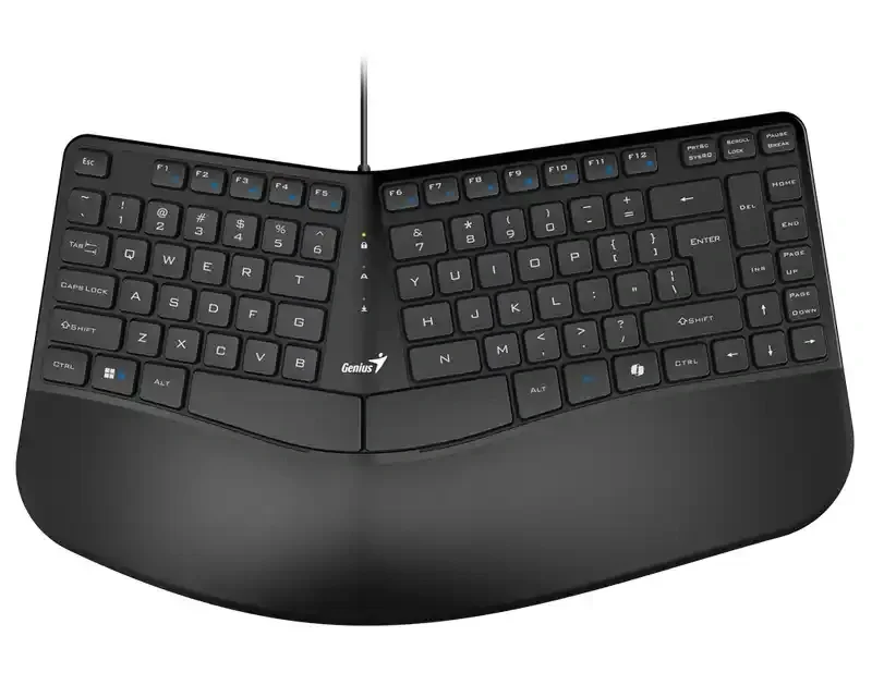Genius KB-700 ergonomska žična tastatura USB YU raspored crna
