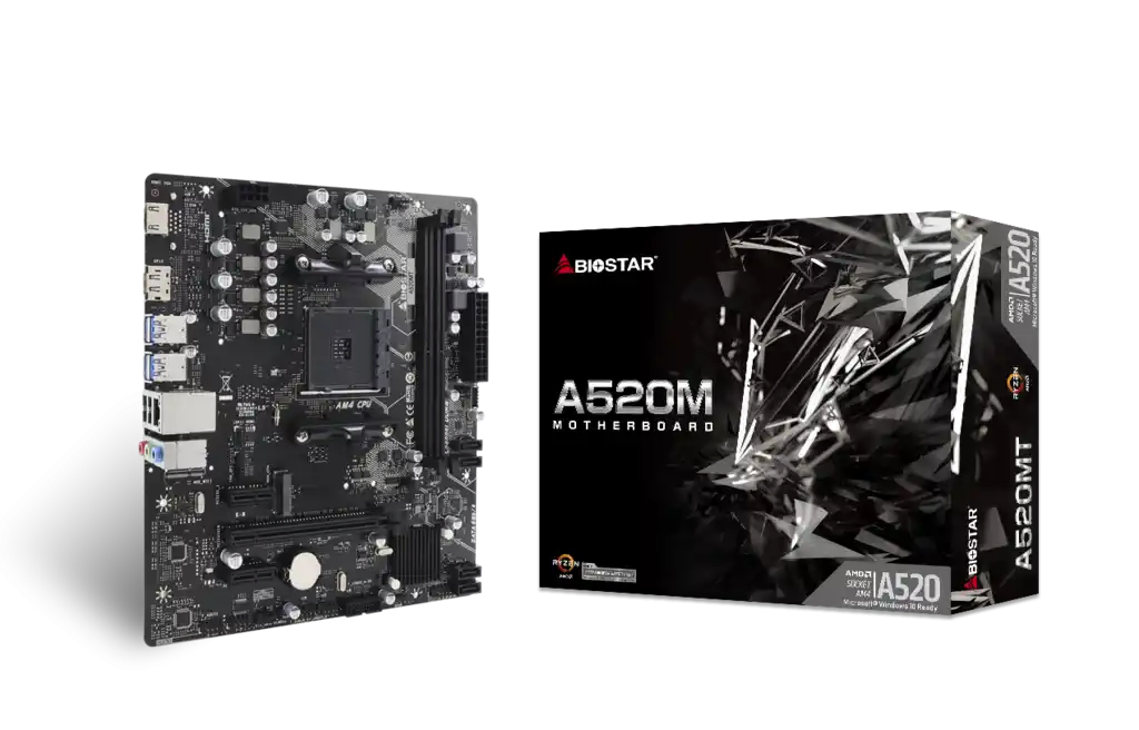 Biostar A520MT matična ploča AM4 DDR4 Micro ATX M.2 HDMI DP